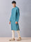 Embroidered Blue Kurta