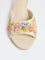 LUNA BLU Multicolour Floral Embellished Sandals