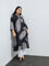 Diza Black Paisley Design A-Line Kurta