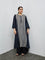Diza Black Foliage Design A-Line Kurta