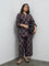 Diza Black Printed Pants
