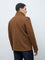 Ascot Tan Solid Relaxed-Fit Jacket