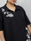Diza Black Foliage Embroidered Tunic
