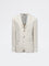 Ascot Beige Solid Relaxed-Fit Linen Blazer
