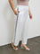 Diza White Embroidered Ethnic Pants