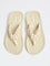 LUNA BLU Ivory Braided Comfort Flip-Flops