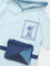 HOP Kids Boys Blue Pouch-Detailed Hooded Cotton T-Shirt