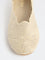 LUNA BLU Off-White Floral-Lace Ballerinas