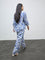 Gia Blue Floral High-Rise Trousers