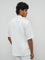 ETA Off-White Crinkle-Textured Relaxed-Fit Cotton Shirt