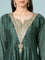 Green Silk Anarkali Set