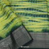 Yellow Green Maheshwari Silk Saree With Printed Design