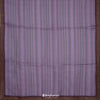 Wine Tissue Printed Handloom Silk Saree Stripes Pattern