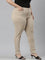 Women Solid Beige Super Stretch Jeggings