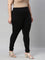 Black Cotton Stretch Churidar