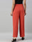 Rust Viscose Knit Palazzo
