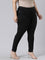 Women Solid Black Denim Jeggings