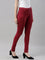 Women Solid Cherry Super Stretch Jeggings