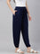 Women Solid Navy Harem Pants