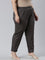 Women Solid Silver Grey Comfort Fit Cotton Pants