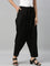 Women Solid Black Cotton Salwar