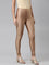 Antique Gold Nylon Stretch Shimmer Churidar
