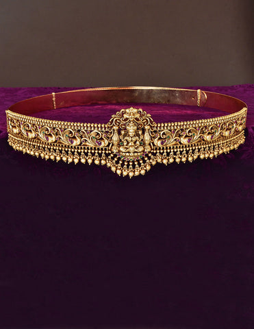 Designer Matt Kempu Laxmi Devi Belt Vaddanam