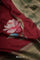Burgundy Red Printed Kanjivaram Silk Saree