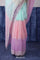 Pastel Purple-Multi Color Organza Saree With Embroidery Work