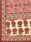 Maroon block printed suit set with duppata