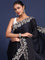 Black Jimmy Choo Embroidery Saree