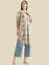 Cotton Patchwork Block-Print Loose Fit Kurta