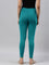 Jade Green Cotton Stretch Ankle Length Leggings