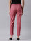 Women Solid Rusty Pink Comfort Fit Cotton Pants