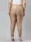 Antique Gold Nylon Stretch Shimmer Churidar