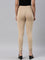 Beige Cotton Stretch Churidar