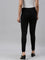 Black Cotton Stretch Churidar
