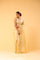 Flax Gold Tissue Banarasi Silk Saree