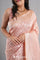 Heather Peach Banarasi Butti Silk Saree
