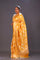 Deep Saffron Jaal Banarasi Silk Saree