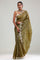 Mehendi Green Crafted Tissue Saree