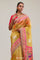 Gold Yellow Designer Tissue Saree With Paithani Border