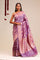 Jangla Tissue Banarasi Saree In Traditional Purple