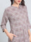 Viscose Medallion Tile Print A-Line Kurta