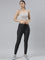 Silver Grey Nylon Stretch Training Tights