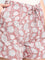 Brown Woven Viscose Printed Lounge Shorts