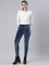Navy Velour Leggings