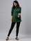 Black Cotton Stretch Churidar