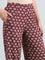 Brown Woven Viscose Printed Palazzo