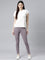 Women Dusty Violet Super Stretch Jeggings